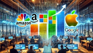 Amazon, Microsoft, Alphabet in Apple poročajo o močnih finančnih rezultatih v zadnjem četrtletju