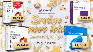 Zaženite leto 2025 z licencami za MS Office in Windows 11 že od 10 € v Keysoff novoletni akciji!